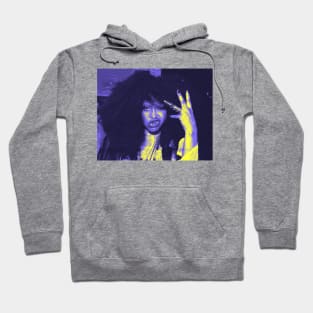 Badu Retro Hip Hop Neon Purple Hoodie